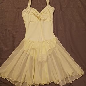 Adult small dance costume leotard dress